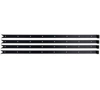 Alberts 862831 Pernio, En distintos modelos, Negro, Ø del pasador 16 mm, Tamaño 1200 x 40 mm, Juego de 4