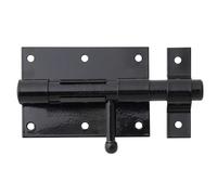 Alberts 863210 Pestillo de Perno, Negro