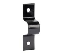 Alberts 863456 Lazo, azul galvanizado, negro, plastificado, 18 x 23 mm, Juego de 20
