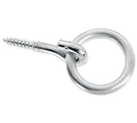 Alberts 863630 Anillo roscado, galvanizado azul, para atornillar, Ø exterior 65 mm, Ø interior 45 mm, Ø de rosca 10 mm, longitud total 125 mm, Juego de 10