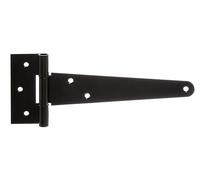 Alberts 864118 Bisagra de caja, con pasador suelto, barniz negro por inmersión, bisagra: 198 mm, bisagra: 40 mm, Juego de 10