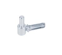 Alberts 864422 Gozne para atornillar, Con roscado métrico, Galvanizado en azul, del entre eje 14 mm, 65 x 33 mm, Juego de 10
