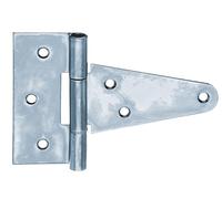 Alberts 864521 Bisagra de caja, con pasador suelto, galvanizada azul, bisagra: 148 mm, ancho de bisagra: 40 mm, Juego de 10