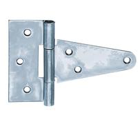 Alberts 864620 Bisagra de caja, con pasador suelto, galvanizada azul, bisagra: 102 mm, ancho de bisagra: 40 mm, Juego de 10