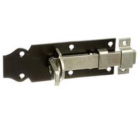 Alberts 868949 Pestillo de Bloqueo, Negro, 120 x 44 mm