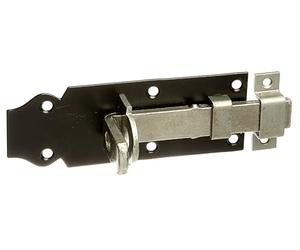 Alberts 868949 Pestillo de Bloqueo, Negro, 120 x 44 mm