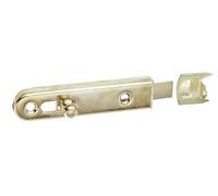 Alberts 869182 Cerrojo para muebles con pomo, recto, con ángulo de tope, acero, niquelado, 70 x 16 mm, Juego de 25