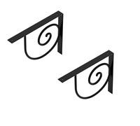 Alberts 869670 soporte de estantería Vicky, un par, soporte de estantería en varios tamaños, selección de colores tendencia, soporte de estantería como par o sola, dimensiones 205 x 305 x 30 mm