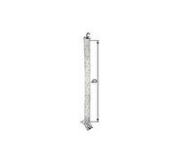 Alberts Anclajes de hormigón de acero plano 847357, galvanizados, 285 x 40 x 40 mm, juego de 10 unidades