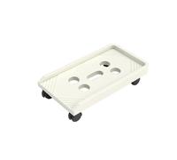 (Albicocca chiara) Accesorios de plástico PP Ruote girevoli antiscivolo sotto il tavolo Freno di dissipazione