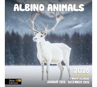 Albino Animals 2026 Calendar: Rare and Beautiful Creatures of Nature | Kalender Calendario Calendrier