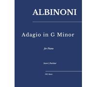 Albinoni: Adagio in G Minor (for Piano) (Sheet Music)