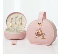 ALBK - Joyero personalizado para mujer, regalo de propuesta de dama de honor, estuche de viaje, caja de joyería personalizada para dama de honor, regalo de boda y Navidad, damas de honor para mujeres
