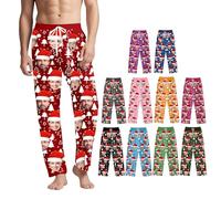 ALBK Pantalones de Pijama Personalizados con Foto,Regalo Personalizado para Hombres y Mujeres, Ideal para Navidad, San Valentín o aniversarios-navidad