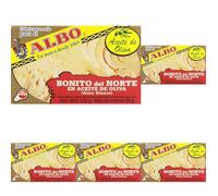 Albo Bonito Del Norte en Aceite de Oliva, sin Gluten, 82g (Paquete de 5)