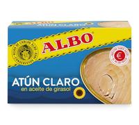 Albo Conserva de Atún Claro en Aceite de Girasol, Lata 120 g