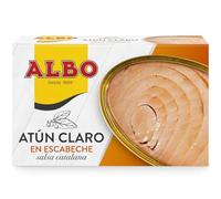 Albo Conserva de Atún Claro en Escabeche, Lata 112 g