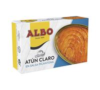Albo Conserva de Atún Claro en Salsa Picantona con Tomate, Pack 6 Latas x 112 g