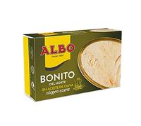 Albo Conserva de Bonito del Norte en Aceite de Oliva Virgen Extra, Pack 6 Latas x 120 g