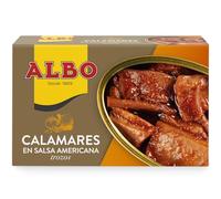 Albo Conserva de Calamares en Salsa Americana en Trozos, Lata 112 g