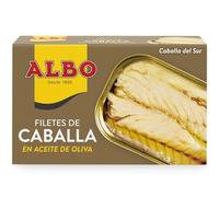 Albo Filetes de Caballa en Aceite de Oliva, 120g