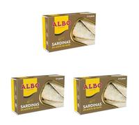Albo Sardinas en Aceite de Oliva, 85g (Paquete de 3)