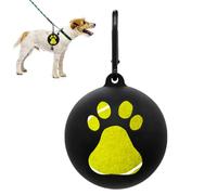 Albóndiga de perro de silicona para correa - Accesorio de adiestrador sin manos, clip de juguete portátil para mascotas para cachorro de perro | Vector de pelota de entrenamiento a pie