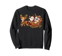 Albóndigas de Navidad, Trineo de Papá Noel, Reno para niñas y niños Sudadera