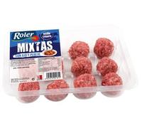 Albóndigas mixtas estilo casero (cerdo - vacuno) con ajo y perejil ROLER 12 uds. (24 Albondigas 800gr.)