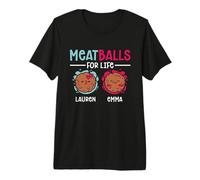 Albóndigas para La Vida Ama Cocinar Italiano Comida Italiana Albóndig Camiseta Premium