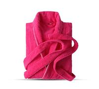 Albornoz 100% Toallas De Algodón Terry Robe Lovers Bata De Baño Suave Hombres Y Mujeres Nightrobe Ropa De Dormir Hombre Casual Hogar Suave Y Cómodo,4,SG