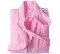 Albornoz 100% Toallas De Algodón Terry Robe Lovers Bata De Baño Suave Hombres Y Mujeres Nightrobe Ropa De Dormir Hombre Casual Hogar Suave Y Cómodo,2,METRO