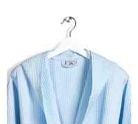 Albornoz con capucha en tejido de nido de abeja de Caleffi, para adulto, 100% de algodón