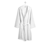 Caleffi Polo Albornoz con Capucha, Algodón, Color Blanco, S