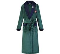 Albornoz De Baño De Invierno Cálida Lana Color Coral, Kimono, Bata De Baño Para Hombre, Ropa De Dormir De Franela Gruesa, Ropa De Dormir Suave,Estilo 1,L