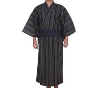 Albornoz Hombre Algodón Bata Hombre Lounge Robe Pijamas De Verano,A,L