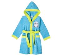 Albornoz Infantil Turquesa 100% algodón - Talla:10-12 años