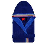 Albornoz JUNIOR de rizo con capucha GABEL Pongo azul