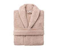 Albornoz L-XL 100% Algodón 360GSM Beige con ribetes grises Scalpers Home