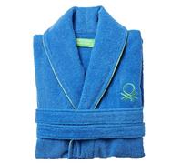 Albornoz M/L 360GSM 100% Algodón color Azul Rainbow Benetton