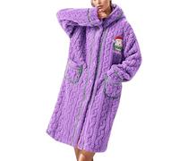 Albornoz Mujer Albornoz Ducha Rizo Xs Mujer Con Capucha Bata De Invierno Niña Bata De Casa Baño Batas Casa Verano Roupao Feminino Invierno Botones Verano Negra Larga Dressing Gown Women Polar Sin
