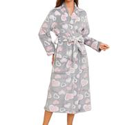 Albornoz Mujer Ducha Bata Seda Mujer Xs Albornoz Niña Rizo Bata Invierno Botones Batin Batas De Casa Verano Polar Dressing Gown Women Blanco Talla Grande Algodon Robe Invierno Con Capucha Ducha Batas