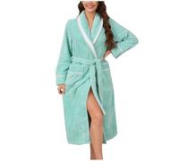 Albornoz Mujer Robe Albornoces Microfibra Mujer 5Xl Bata Invierno Polar Sin Capucha Bata Algodon Albornoz Blanco Dressing Gown Women Larga Ducha Rizo Invierno Franela De Baño Bathrobe Talla Grande De