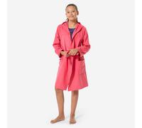Albornoz Natación Niños Rosa Granada Microfibra Compacto Capucha 151-160cm12-13A