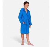 Albornoz Niños Azul Claro Capucha Compacto Microfibra 151-160cm12-13A