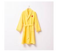 UNITED COLORS OF BENETTON. Albornoz Unisex hombre o mujer 380gsm 100% algodón, Rosa con manzana verde fruits