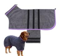 Albornoz toalla para perros | suave superabsorbente toalla de microfibra - bata suave para perros - Ideal para casa, viaje, aseo de invierno, cachorros, natación, baño o días