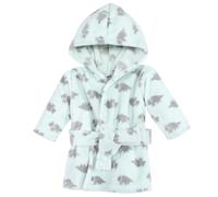 Albornoz unisex Hudson Baby con cara de animal de peluche Triceratops de 0 a 9 meses