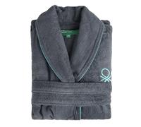 Albornoz Unisex L/XL 360GSM 100% Algodón Color Gris oscuro Benetton
