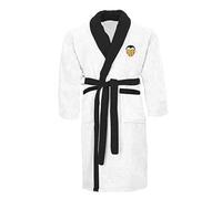 Albornoz Unisex Valencia C.F Adulto Blanco (XL)